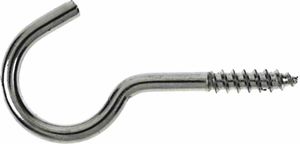 HSI Schraubhaken, gebogen Art.11, Eisen, verzinkt, 3,2x 50 mm, 6 STK