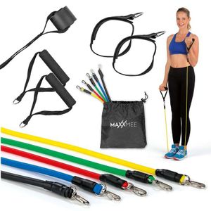 MAXXMEE Trainings-Set Fitness-Bänder - 11-tlg. Set - mehrfarbig