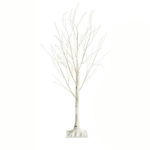 Kunstbaum 180 cm mit LED-Beleuchtung – Birkenschmuck