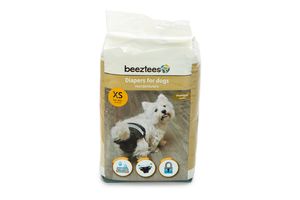 Beeztees - Hundewindel - schwarz - XS - 22Stk.