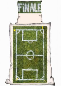 FINALE  Bettwäsche Linon  mit Reißverschluß - Fußball-Fanartikel
