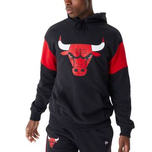 New Era NBA Colour Block Oversized Hoodie Chicago Bulls black M