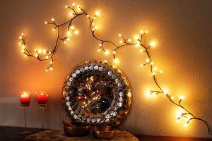 LED svetelná vetva 260 cm 72 LED svetelná vetva Nástenná dekorácia Teplá biela svetelná reťaz Svetelný strom