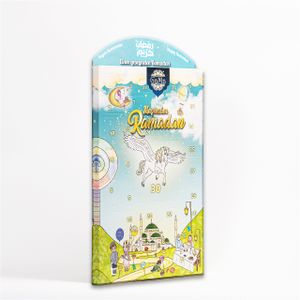 Ramadan-Kalender 2024 | Countdown Eid Kalender | Überraschungskalender | 30-Tage-Kalender voll mit Spielzeug, Süßigkeiten, Quiz für Kinder