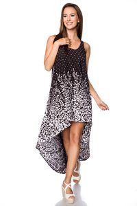 Kleid von HIPSTYLERS / Sommerkleid in schwarz/weiß Größe L/XL