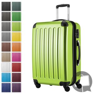 HAUPTSTADTKOFFER - Alex - Tvrdá skořepina kufru Kufr na kolečkách Cestovní kufr, 65 cm, 74 litrů,Apple green
