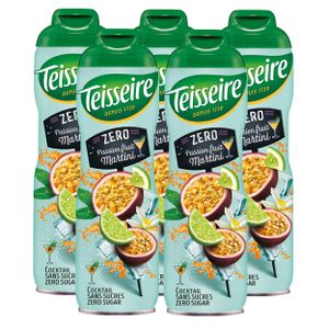 Teisseire Getränke-Sirup Passion Fruit Martini Maracuja 0% 600ml (5er Pack)