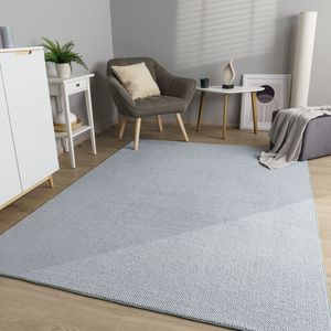 Wohnzimmer Teppich Esszimmer Kurzflor Boho Design Skandi Flauschig Unifarben Größe 160x220 cm