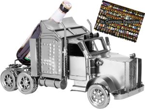 BRUBAKER Držiak na pivové fľaše Truck Metal Sculpture XXL Darček s darčekovou kartou