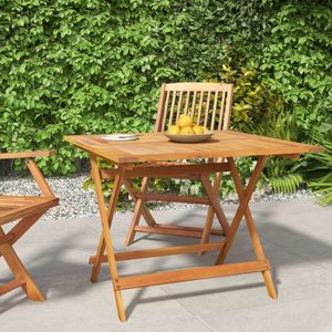 vidaXL Skládací zahradní stůl 90x90x75 cm z masivního dřeva akácie