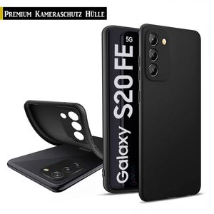 Für Samsung Galaxy S20 FE 5G  Silikon Schwarz Hülle TPU Handy Schutz Case