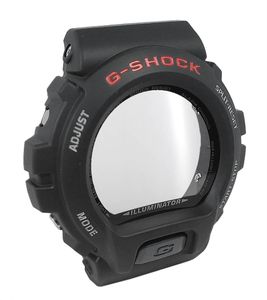 Casio G-Shock | Gehäuse incl. Glas CASE/CENTER ASSY schwarz | DW-6900