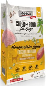 MAC's Dog Hundefutter Light Mono Truthahn & Süßkartoffel Trockenfutter 3kg