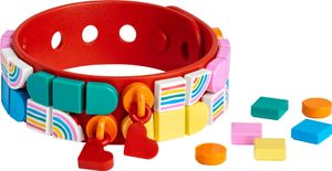 LEGO 41953 DOTS Regenbogen Armband mit Anhängern, DIY Bastelset