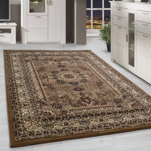 Homebyhome Orientteppich Klassik Orientalisch Muster Ornamenten Teppich für Wohnzimmer, Schlafzimmer Grösse 240x340 cm