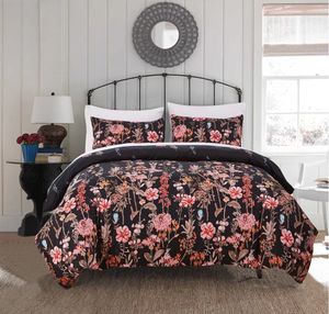 Bettwäscheset im Bohemian-Stil für Kingsize-Betten, 1 Bettbezug 155 cm x 200 cm und 1 Kissenbezug 80 cm x 80 cm, mit Reißverschluss, langlebig und atmungsaktiv.