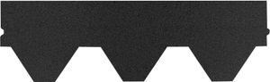 Isolbau Dachschindeln Hexagonal Form Schwarz 1 Stk Schindeln Dachpappe Bitumen
