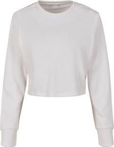 Build Your Brand BY131 | Daman Sweat Terry Cropped Crew, bauchfreies Shirt - Farbe: White - Größe: 3XL