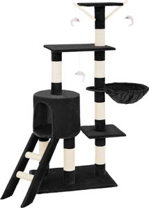 Kratzbaum Dominik 144 cm inklusive Treppe, 3 Spielmäusen und Kippschutz