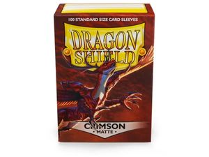 Dragon Shield Sleeves Matte Crimson (100ct)