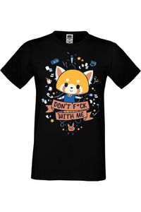 Aggretsuko męska koszulka Comics Manga Japan Anime Animation Gift, Man  5XL / Czarny