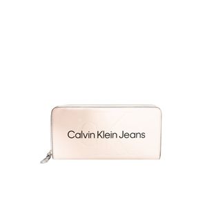CALVIN KLEIN JEANS Dámská polyuretanová peněženka Pink GR76606 - Velikost: One Size Only