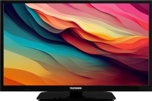 TELEFUNKEN XH24O550M Fernseher 24 Zoll HD-ready LED TV mit Triple-Tuner, schwarz