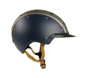 CASCO Reithelm VG1 Champ - 3 Farbe - blau-anthrazit Helmgröße - M (56-58 cm)