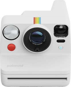 POLAROID, NOW+ Gen 3 Sofortbildkamera mit Doppelbelichtung Retro-Stil, Weiß
