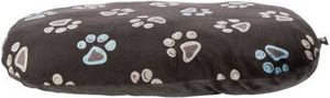 Hundekissen mit Pfötchen Jimmy Rund grau, Format:65 × 40 cm