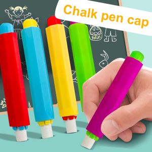 10pcs Kreidehalter einstellbar verhindern, dass bruchstaubessicheres Schreiben von Plastiklehrer Kreide-Kreide-Stiftclips für die Schule verhindern