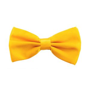 Oblique Unique Kinder Fliege Schleife verstellbar Hochzeit Anzug Smoking - gelb