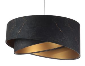 Lampa wisząca BLACK MARBLE czarna/złota