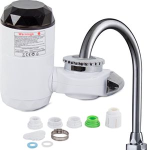 Ariko Elektrischer Warmwasserbereiter - LED-Anzeige - Wasserhahn - Durchlauferhitzer - Warmwasserhahn - Küchenarmatur