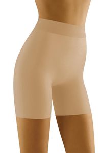 Wolbar WB410 Dame Taillenmieder Shorts Shapewear Unterhose figurformend, Beige, XXL