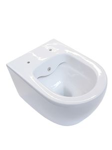 Aloni Spülrandloses Wand Hänge WC mit Taharet/Bidet/Dusch-WC Funktion Weiß