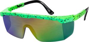 80er Schnelle Brille neon-grün
