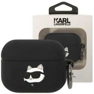 Karl Lagerfeld Silicone NFT Choupette Head 3D - AirPods Pro pouzdro (černé)