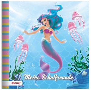 ROTH Freundebuch "Meerjungfrau" 165 x 165 mm 64 Seiten