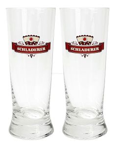 Schladerer Kirschwasser, Szene Becher, Longdrinkglas - 2er Set Glas / Gläser - 2x Schladerer Glas