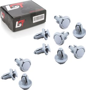 10x Radkasten Radhausschalen Befestigung Clips grau Ø 10mm für HONDA