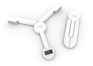 Joseph Joseph TriScale, Elektroniczna waga kuchenna, 5 kg, Biały, Dotyk, fl oz, kg, lb, ML, LCD