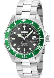 Invicta Pro Diver 22021 Herren armbanduhr - Quarzuhrwerk - Edelstahl mit grauen zifferblat - 43mm