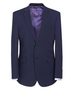 Brook Taverner Herren Blejzr Sophisticated Collection Avalino Jacket Blau Mid Blue 46R(58)