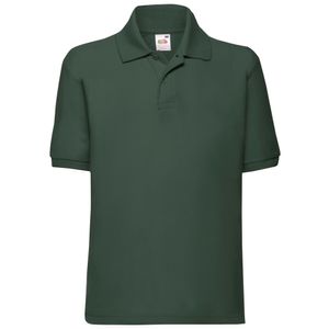 Fruit of the Loom - "65/35" Poloshirt für Kinder RW10132 (152-158) (Flaschengrün)