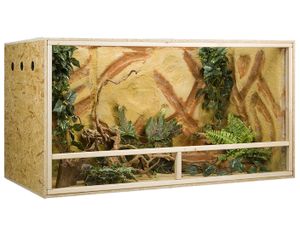 OSB Terrarium, Holzterrarium 150x60x80 cm mit Seitenbelüftung