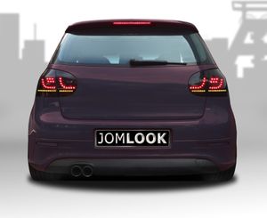Original JOM URBAN LED Rückleuchten Schwarz Smoke SET für VW Golf 5 V MK5 Limo