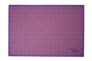 Schneidematte 3-lagig und selbstheilend violett pink 60x90cm A1