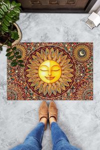 Conceptum Hypnose, Happy- Happy Sun CHL, Bunt, Fußmatten, 40 x 60 cm, 100% PVC