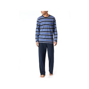 Schiesser schlafanzug pyjama schlafmode bequem Comfort Fit jeansblau 58